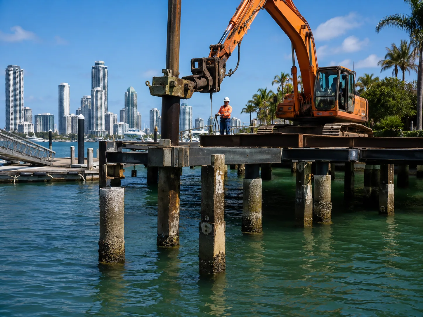Jetty repairs waterfront example