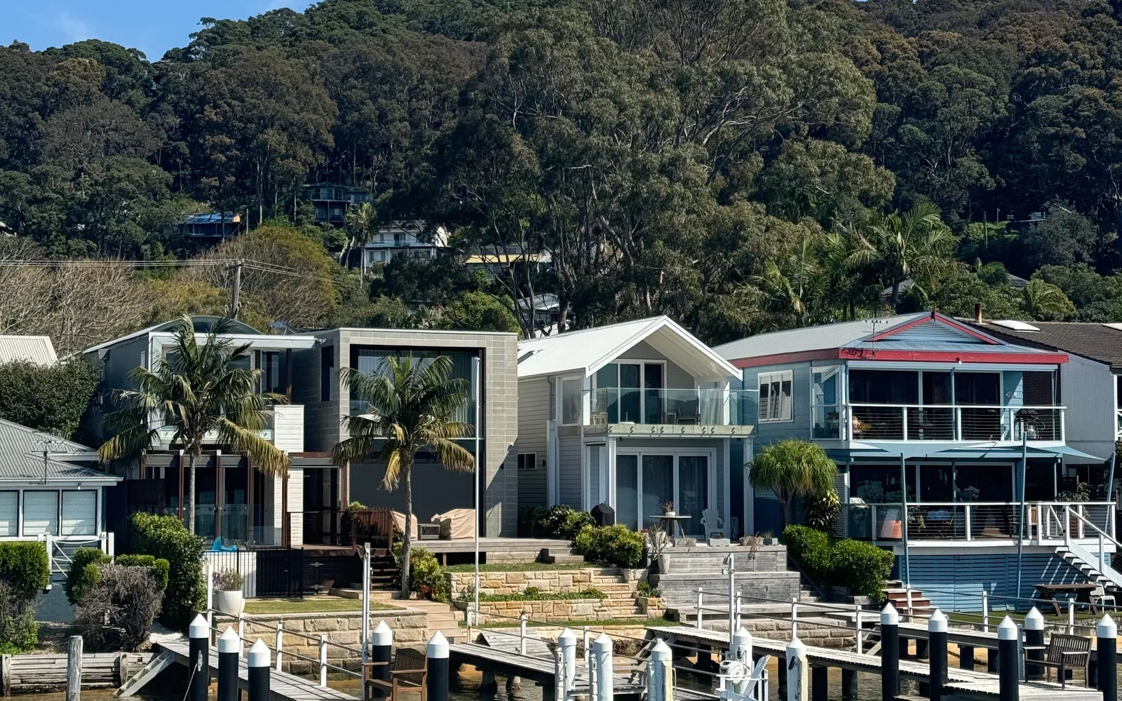 Australian waterfront homes with private jetties